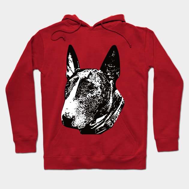 Brindle Bull Terrier Hoodie by DoggyStyles